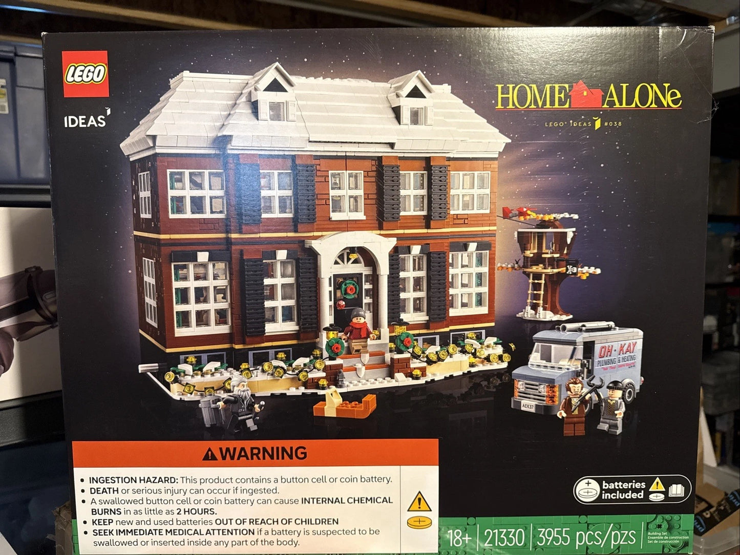 LEGO Ideas: Home Alone (21330). New. Sealed. Great Shape! In Hand! Ships Fast!